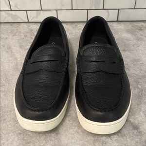 Cole Haan Loafer Mens Black Leather Slip-On Nantucket Penny Slip On Shoes Casual